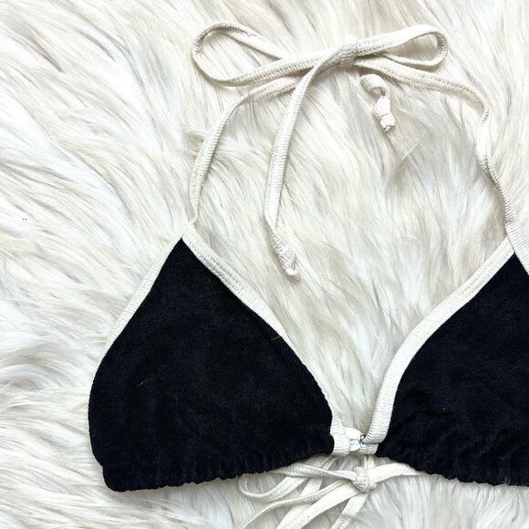 Black and White Bikini Top - Picture 1 of 4